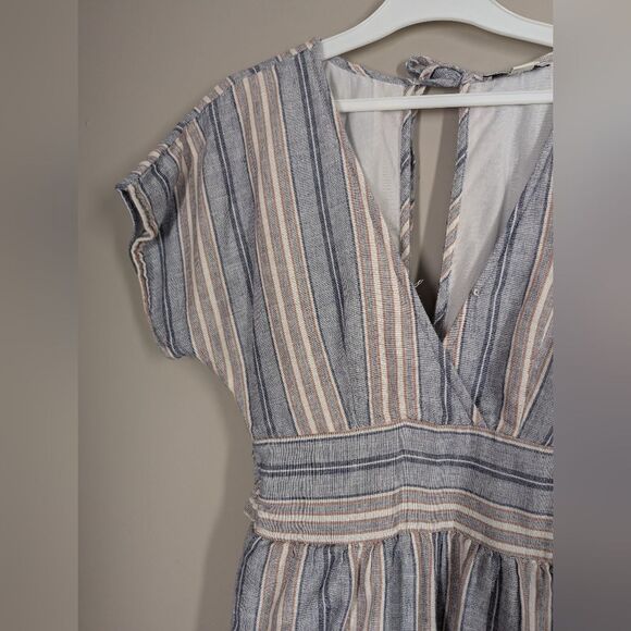 American Eagle Striped Cotton Romper – Size XS - Picture 2 of 8